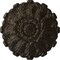 Ekena Millwork Durham Ceiling Medallion (Fits Canopies up to 4 1/4"), Hand-Painted Stone Hearth, 31"OD x 1 1/2"P CM31DUSHF - alternate 1